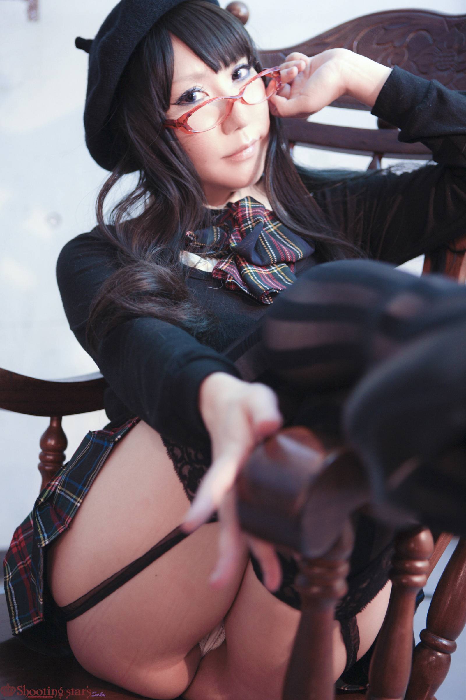 [Cosplay]  Big Boobs Hot Secretary Cosplay Set 2